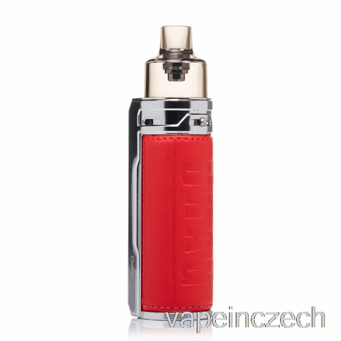 Voopoo Drag S 60w Pod Mod Kit Silver Red Vape Bez Nikotinu